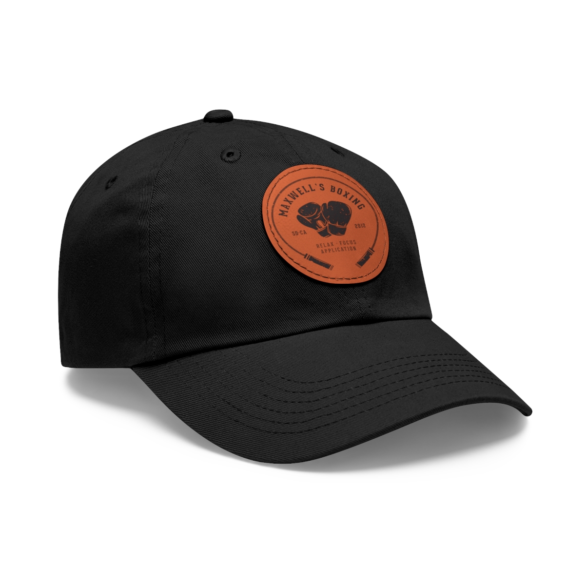 Dad Hat with Leather Patch – Maxwell's Boxing